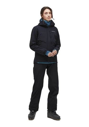 Peak Performance Peak Performance Ascent Softshell Kadın Montu 001 Siyah