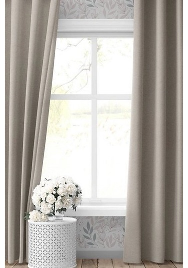 Blackout Krem Karartma Fon Güneşlik Perde Krem