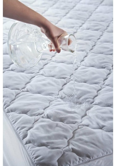 Doqu Home Comfyline Façalı Sıvı Geçirmez Alez Tek Kişilik Beyaz