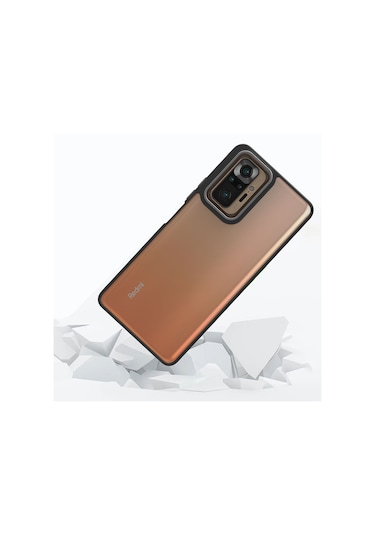 Xiaomi Redmi Note 10 Pro Kılıf Zore Flora Kapak Mavi
