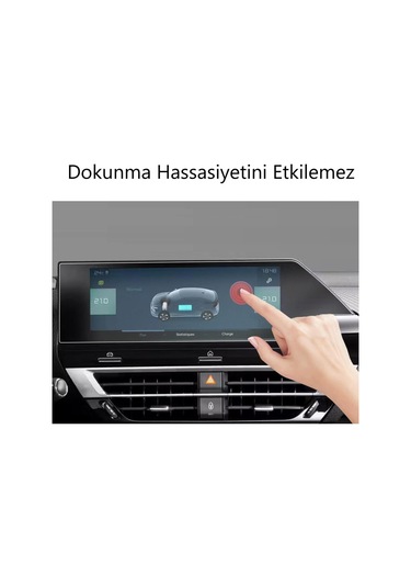 Citroen E-c4 10 İnç Mat Ekran Koruyucu Multimedya Navigasyon ' Sadece Ekran Koruyucu