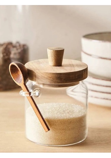 Vse Cto Nuzno Şeker, Kahve Ve Dökme Ürünler İçin Cam Kap 458317480