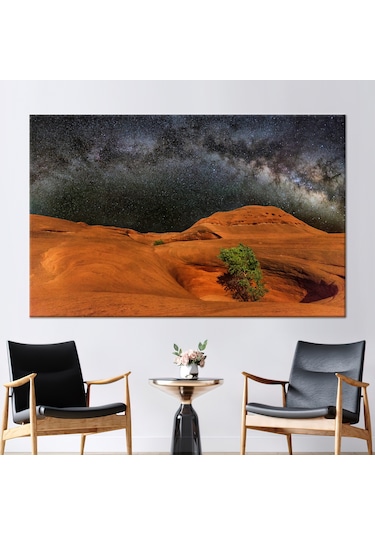 60x90cm 1 Parça Siyah Çerçeveli Kanvas Tablo