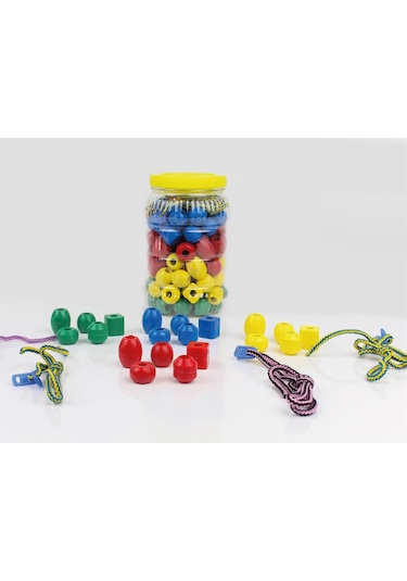 Plastik İpe Boncuk Dizme