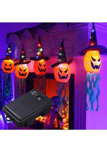 Trendooze 3m Renkli Led Kabak Işıkları, Ip44 Su Geçirmez, İç/dış Dekor