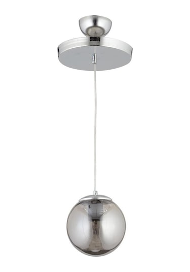 İstanbul Avize Istanbul Avize Sarkıt Tekli Gümüş Tepsili Füme Glop Camlı Avize