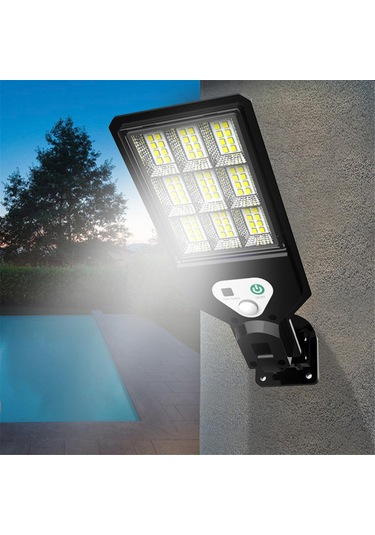 Adet Dış Mekan Led Güneş Enerjili Duvar Lambası Güneş Enerjili Işıklar Hareket Sensörü Diğer