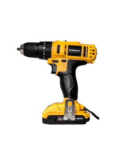 Deko 24V 5 Ah Li-ion Çift Akülü Darbeli Vidalama Sarı + Parça Setli
