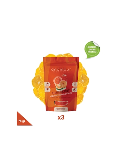 Anamour Natural Kabuksuz Portakal Kurusu 25 G