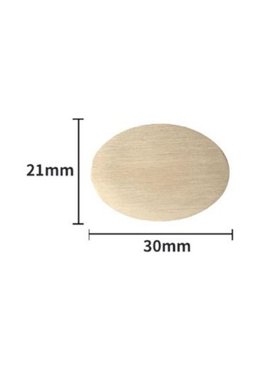 Mühürcüm Mühür Mumu Damga 21x30 Mm Oval Boş Pirinç Kafa + Ahşap Sap R5799oe21 Çok Renkli