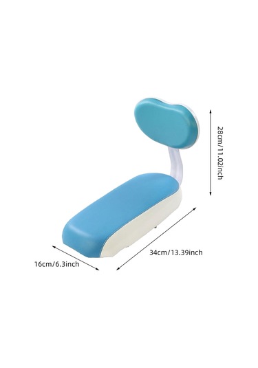 Suntek Bisiklet Arka Koltuk Minderi Sırtlıklı Çocuk Mavi Mavi