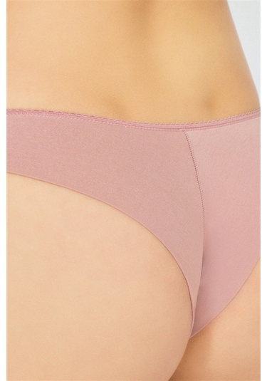 Cottonhill Pamuklu Basic Kadın Brezilya Külot 3'lü Paket - 4 Renkli4 Çok Renkli