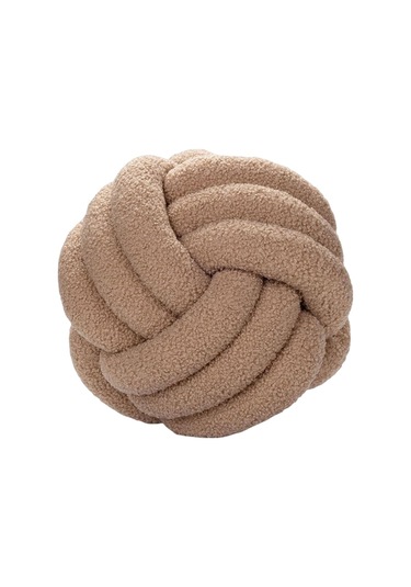 Suntek Peluş Düğüm Topu Yastık Çapı 22cm Kanepe Kanepe