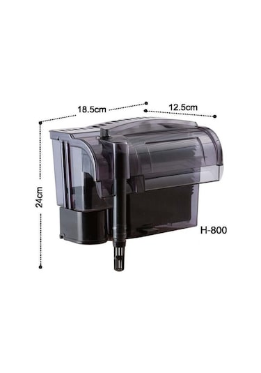 Dophin H800 Akvaryum Askılı Şelale Filtre 880l/H 9w