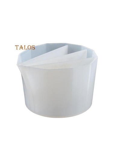 Novahub 4 Adet Silikon Bölünmüş Fincan Boya Karıştırma Bardağı - Renk Karıştırma & Ölçü Kapları Seti Diğer