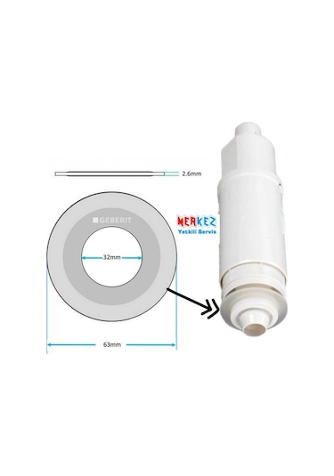Geberit Gömme Rezervuar Iç Takım Boşaltma Contasi Diğer