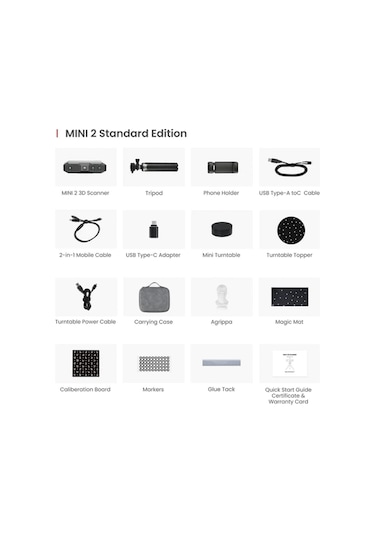 Revopoint 3D Scanner MINI 2 Standart Tarayıcı