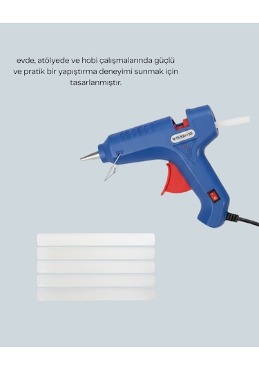 Nrzsnt 5 Silikon Hediyeli 40w Silikon Tabancası Ev Ve Hobi Kullanımı