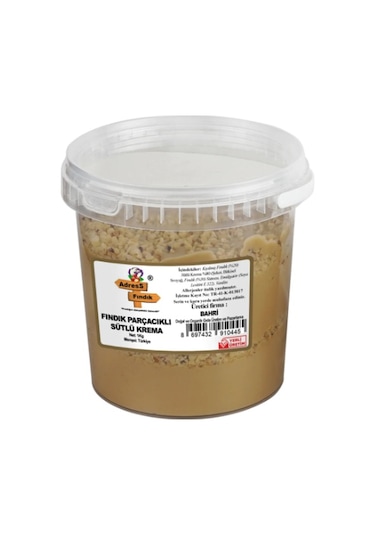 Adress Fındık Parçacıklı Sütlü Krema 1 KG