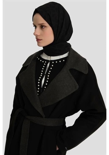 Armine Erkek Yaka Handmade Manto 24k8110 Siyah Siyah