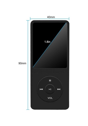 Flybuy 64 Gb Taşınabilir Mp3 Çalar, Fm Radyo, Ses Kayıt, Yetişkin Ve Çocuklar İçin, 1,8 Tft Ekran, 450 Mah Pil