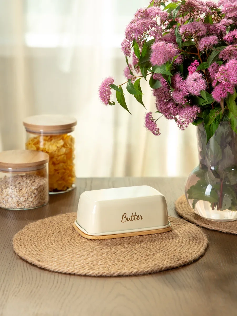 Agness Tereyağı Ve Peyniri İçin Kapaklı Sosluk 167237498 Bej