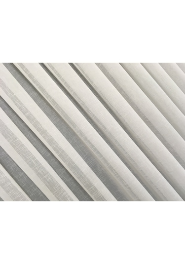 Perdefony Flamlı Keten Tül Perde 5 Farklı Renk