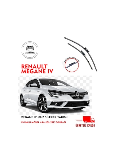 Megane 4 2015 Sonrası Muz Silecek Seti