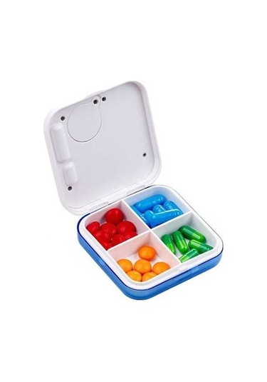 Tongxida Bosphorusboutique Zamanlama Taşınabilir Sones Mavi Kutusu Kutusu İlaç Depolama Akıllı Bc Mavi Mavi