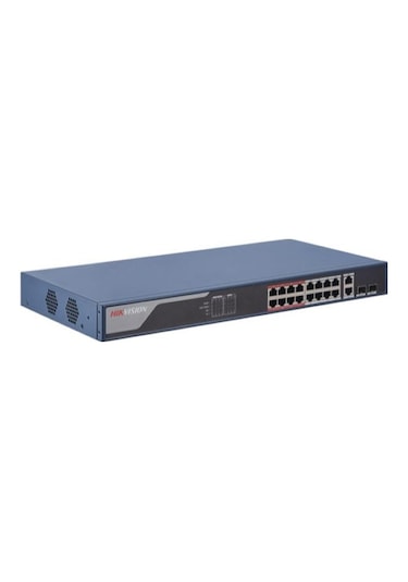 Hikvision Ds-3E1318P-EI 16 Port Poe 230 W 100 Mbps 2 X Gigabit 2Sfp Yönetilebilir Swıtch