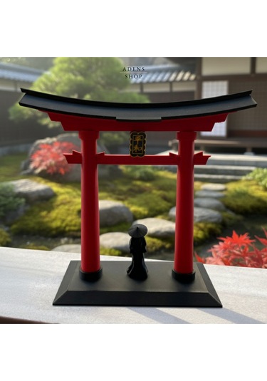 Torii Kapısı Ve Samuray Dekoratif Aksesuar