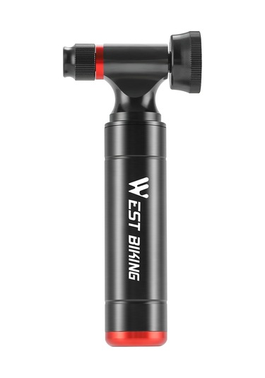 Yunboo Bisiklet Co2 Şişirme Pompası - Taşınabilir, Basınç Göstergeli, Hızlı Lastik Şişirme Aparatı