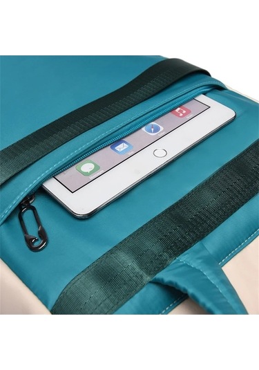 Zyzqstore Geçirmez İş Sırt Çantası Kadın Oxford Öğrenci Moda Çok Renkli Çok Renkli