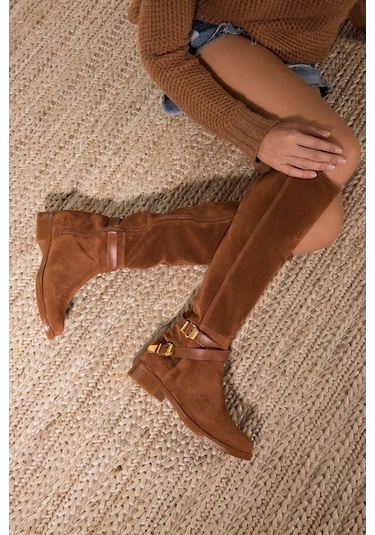 Fox Shoes Taba Kadın Çizme E726203402