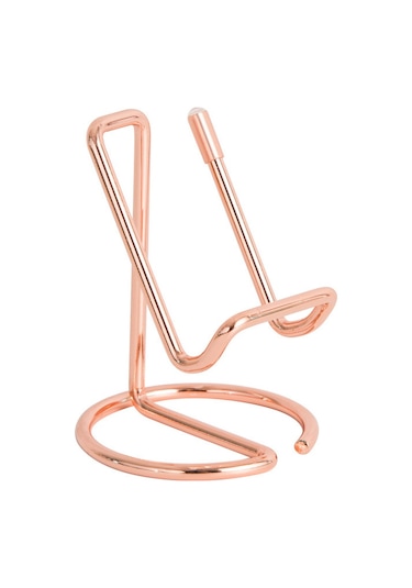 Suofeng Masaüstü Akıllı Telefon Ve Tablet Tutucu - Metal Işık Desenli, Dayanıklı, Kolay Kurulum, Canlı Yayın Ve Dinlenme İçin Altın Renkli Tutucu