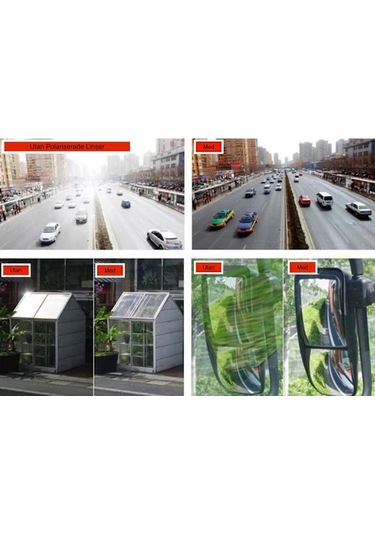 Wayfarer Polarize Güneş Gözlüğü Kılıf Dahil Siyah Çok Renkli