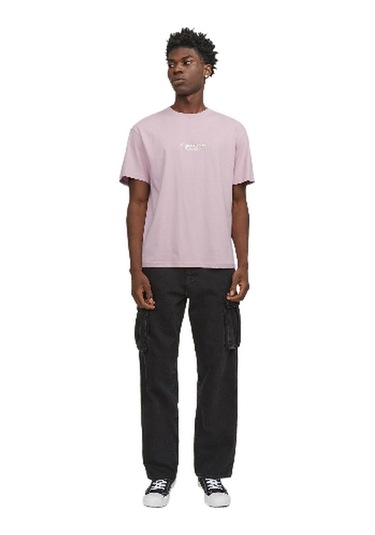 Jack&jones Erkek T-shirt 12240121 Pembe
