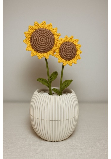 El Örgüsü El Örgüsü Saksı Ayçiçek