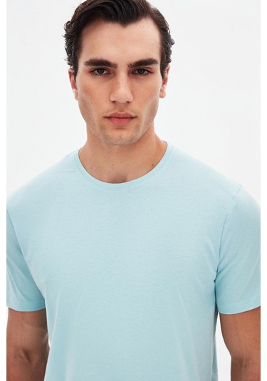 Ds Damat Slim Fit Aqua Bisiklet Yaka %100 Pamuklu Nefes Alabilen T-shirt 4hc141996753m U00 Ds Damat Slim Fit Aqua Bisiklet Yaka %100 Pamuklu Nefes Alabilen T-shirt 4hc141996753m U00