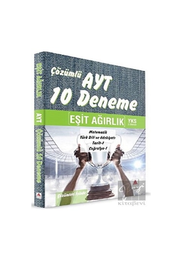 AYT Eşit Ağırlık Çözümlü 10 Deneme -  Delta Kültür