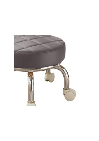 Suntek 360 Dönebilen Tekerlekli Tabure Tembel Ev İşi Gri