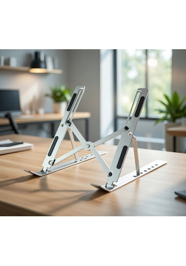 Laptop Standı Katlanır Ayarlanabilir 7 Kademeli Metal