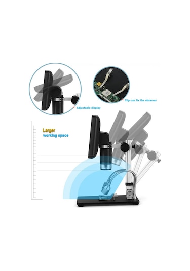 Andonstar AD206 3D Effect 7inç Ekranlı 1080P Dijital Mikroskop