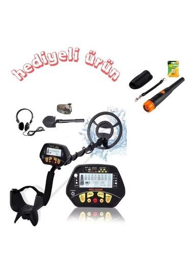 Md 3028 Pro Altın Metal Dedektörü - Md 720 Pointer Hediye