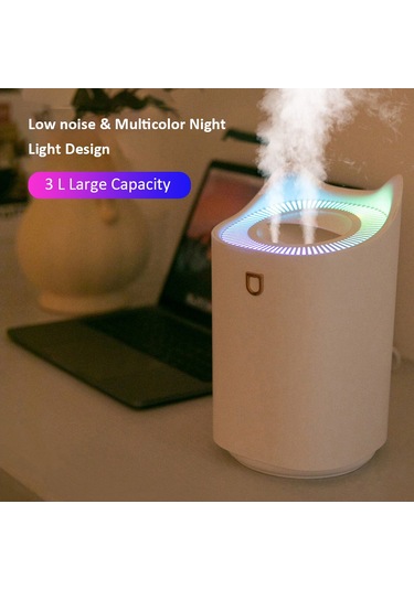 Cbtx Çift Püskürtme Hazneli Hava Nemlendiricisi DC5 V 4 W 3000 ML