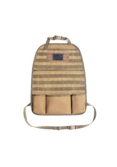 Yifomall Askeri Yeşili 1000d Nilon Araba Arka Koltuk Organizörü - Molle Çiftlik, İpad Ve Çeşitli Eşyalar İçin Sağlam Depolama Çantası