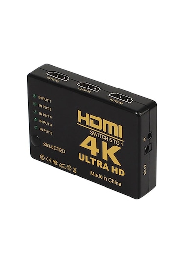 Gplus Ifswt-501 5 Port Kumandalı 4K 2160P 3D Uyumlu Hdmi Switch