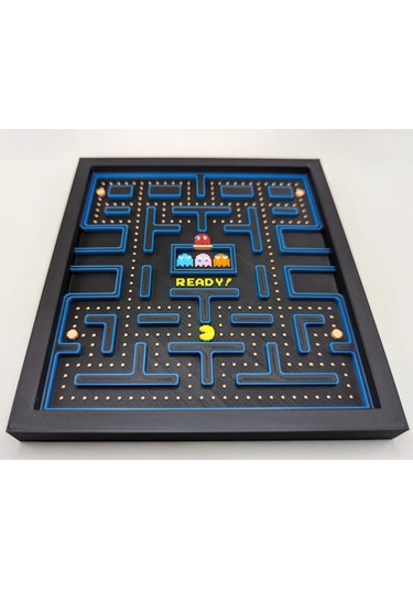 Pac-man Level 1 Baskı Tablo Çerceve