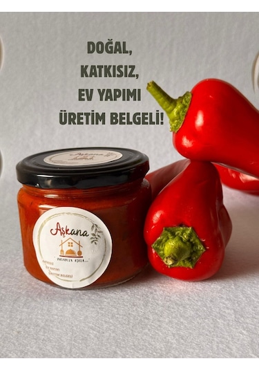 Lutenitsa - Doğal, Katkısız, Ev Yapımı Ve Üretim Belgeli Balkan Sosu, Kahvaltılık Sos-300 Gr
