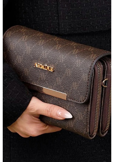 Armine 381 Kadın El Çantası Kahverengi Kahverengi